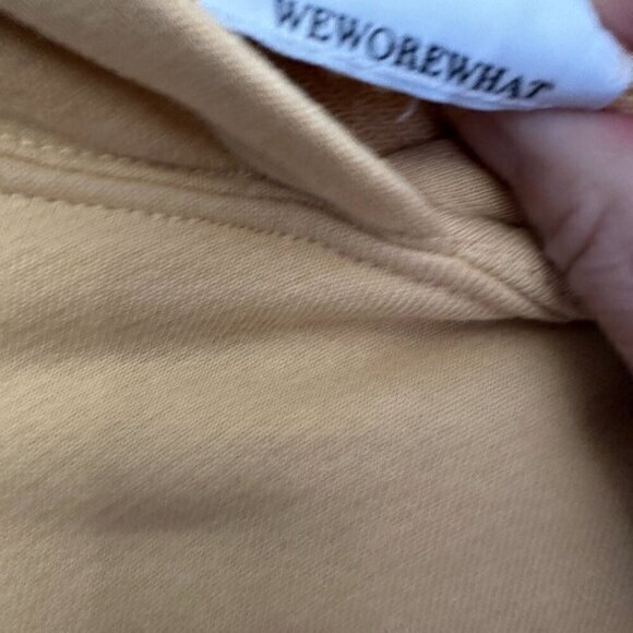 We Wore What Yellow Hoodie   Size X-Small - Picture 3 of 7